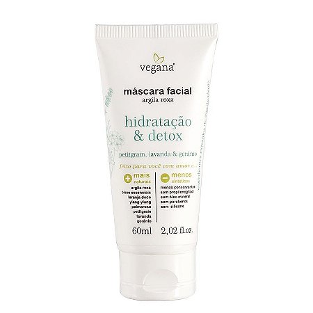 Máscara Facial Hidratação & Detox - 60ml