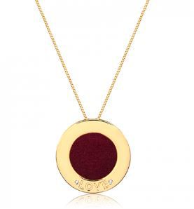 Colar Difusor Pessoal - LOVE - Ouro