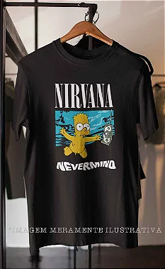 Camiseta Nirvana Preta