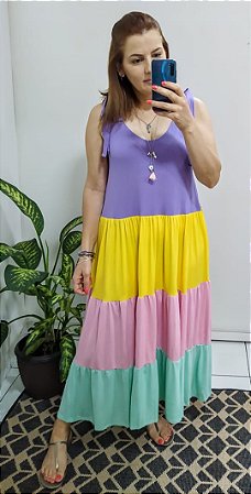 vestido candy colors