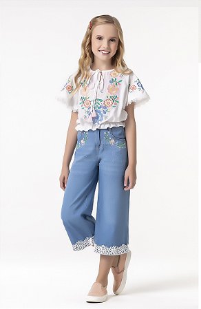 calca jeans pantacourt