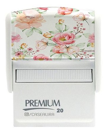 Carimbo estampado flor