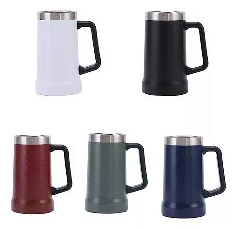 Caneca Chopp Térmica DTF- 709ml (Sem Resina)