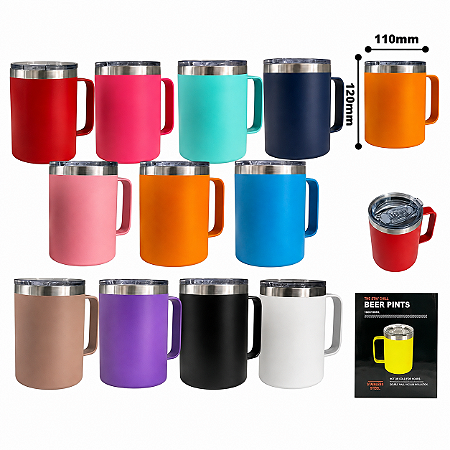 Caneca Térmica Cerveja DTF - 350 ml (SEM RESINA)
