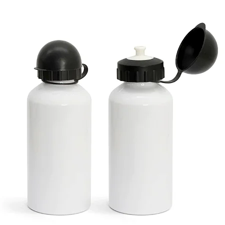 Squeeze Bolinha Branco 600ml - Sublimação