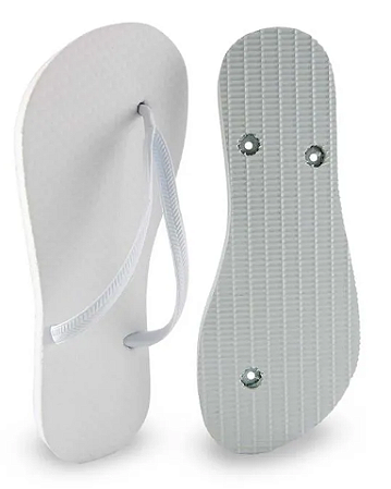 Chinelo Branco para Sublimação