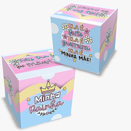 Caixa Caneca Mãe - Minha Rainha.