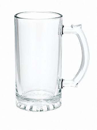 Kit 10 Canecas de Chopp de Vidro Transparente 475 ml - Sublimação