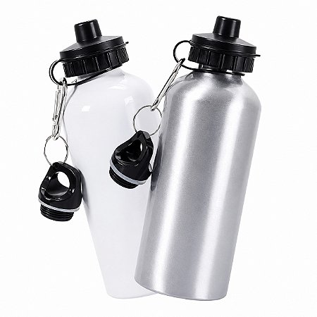Kit 5 Squeeze Tampa Dupla 500 ml - Metalnox - Sublimação