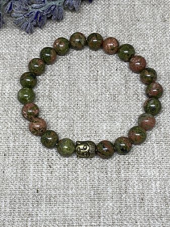 Pulseira de Pedra Natural Unakital - Cura Energética, Fortalecimento da Espiritualidade e Equilíbrio Físico