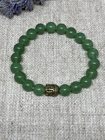 Pulseira de Pedra Natural Quartzo Verde - Saúde, Energia e Vitalidade