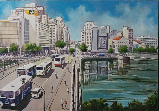 Giclée: Pontes do Recife 70x150