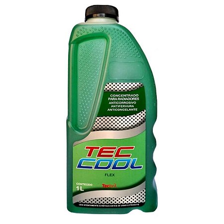 Aditivo Radiador Tec Cool 1 Litro Anticorrosivo Organico Verde Tecbril - 803360 VD 1LT