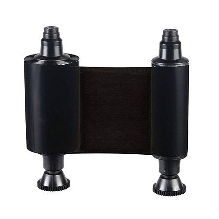Ribbon monocromático preto para impressoras Evolis Dualys/Pebble. 1000 impressões PN R2011 compatível
