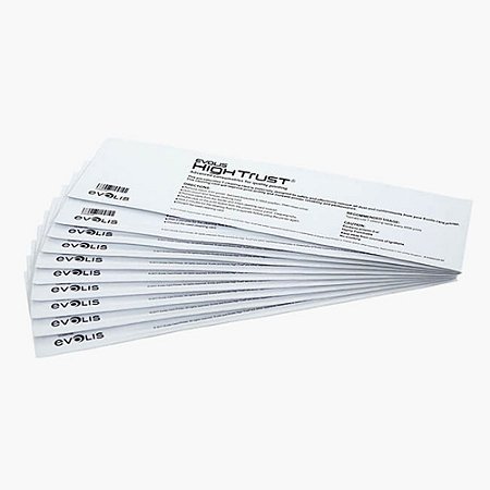Kit de limpeza cartão "T" (para rolos de transporte)10 cartões "T" umedecidos PN ACL 004