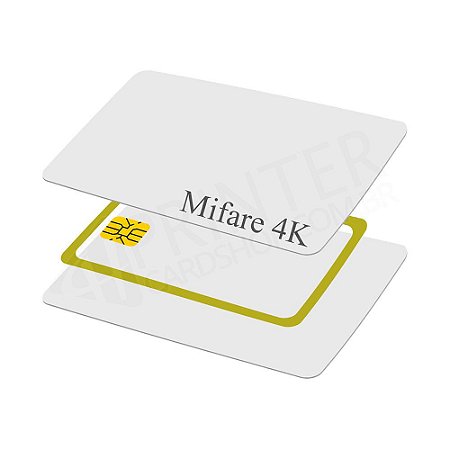 Cartão de proximidade PVC Mifare 4K - 13,56 Mhz
