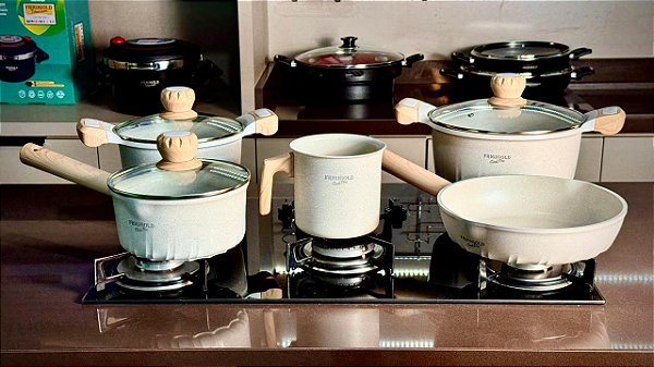 LANÇAMENTO - Conjunto 8 peças - Frigigold Titanium 2 & Cook Pro