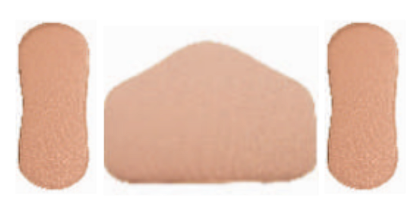 Kit Placas Pós Cirúrgica Protetor Abdominal e Lateral (Flancos) Espuma Flexível - New Form