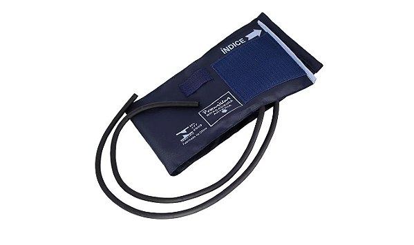 Braçadeira p/ Aparelho de Pressão Nylon Fecho Metal Adulto - Premium Glicomed