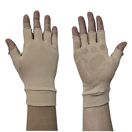 Luva Curta c/Proteção Solar UV50 Antiderrapante - Buritis