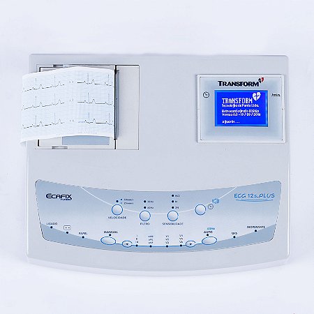 Eletrocardiógrafo ECG-12S Plus - Ecafix Funbec