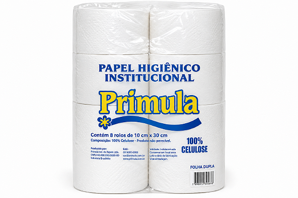 Papel Higiênico Institucional Fardo 8 Rolos