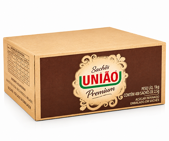 Açúcar União Premium Sachê 400x5g