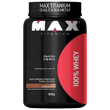 100% Whey (900g) - Max Titanium