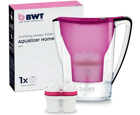 Jarra Bwt Aqualizer Home 2,7 Litros C/1 Filtro De Magnêsio