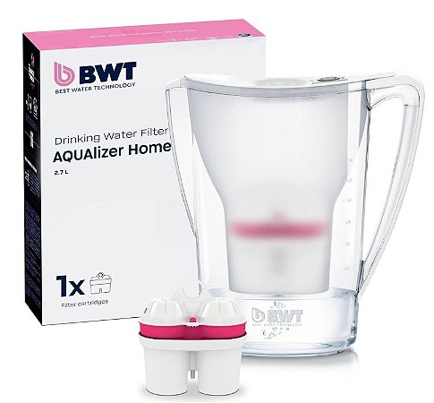 Jarra Bwt Aqualizer Home 2,7 Litros C/1 Filtro De Magnêsio