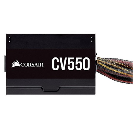 Fonte Corsair CV550, 550W, 80 Plus Bronze - CP-9020210-BR