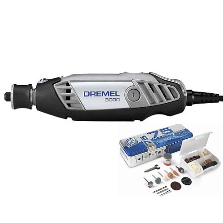 Micro Retífica Dremel 3000 Com 85 Acessórios 10 + 75