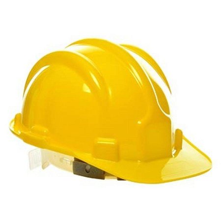 Capacete Segurança Amarelo Plastcor com carneira