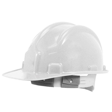 Capacete Segurança branco Plastcor com carneira