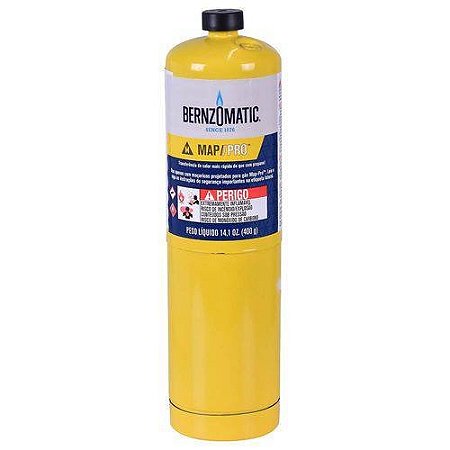 Refil Gás Map Bernzomatic 400g P/ Maçarico Portáti