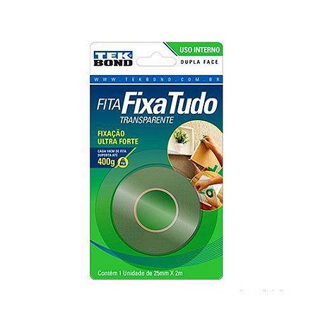 Fita  Dupla Face Para Uso Interno 25mmx2m  Tekbond