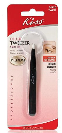 Pinça para Sobrancelhas KISS New York Deluxe Tweezer Superior Perfomance Ultimate Precision