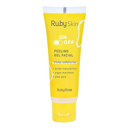 Peeling Gel Facial ON OFF Ruby Rose Skin Efeito Esfoliante