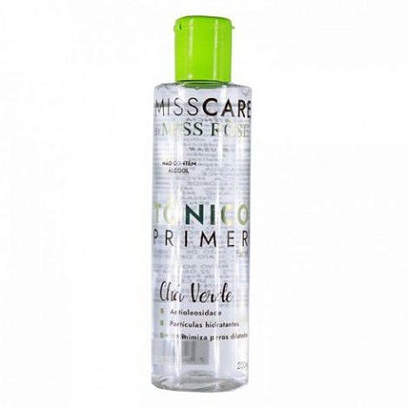 Tônico Primer Facial Miss Rôse Chá Verde