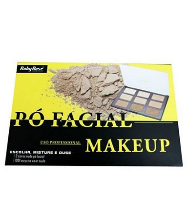 Paleta de Pó Facial Ruby Rose