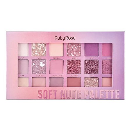 Paleta de Sombra Soft Nude Ruby Rose