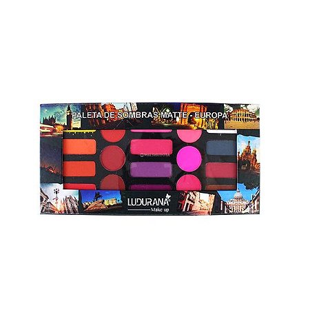 Paleta de Sombras Matte Ludurana Europa