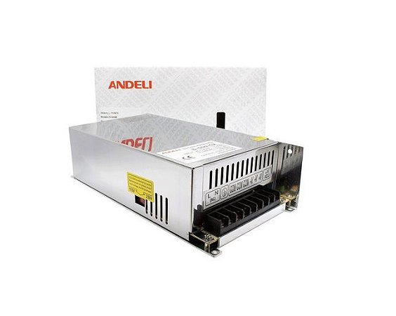 Fonte Chaveada Alimentação 24v 20a 500w Bivolt Andeli