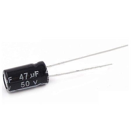 Capacitor Eletrolítico 47uF x 50v 105 Graus