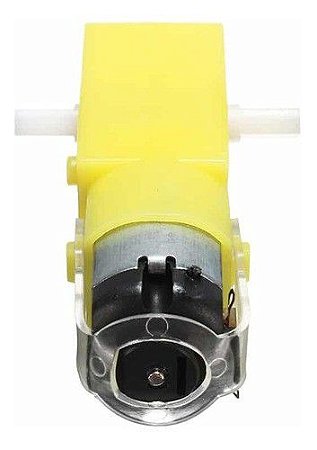 Motor Dc 3v A 6v Caixa De Redução E Eixo Duplo P/ Robótica