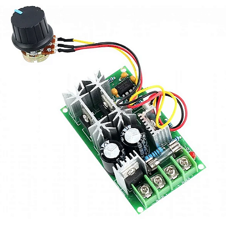Controlador Pwm 20a 10v A 60v De Velocidade Motor Dc