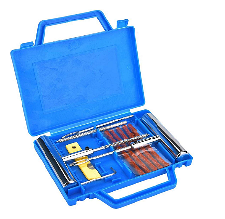 Kit de reparo de pneus com 13 peças, remendos Macarrão