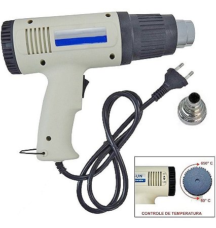 Soprador Termico Profissional De Ar Quente Pistola 110v 127v