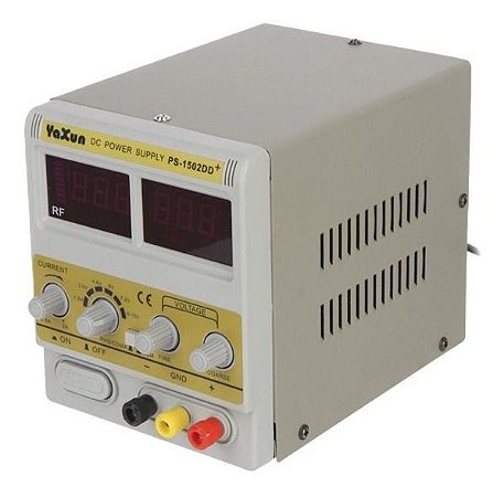 Fonte Variável Com Rf Para Celular Yaxun 1502dd+ 15v 2a
