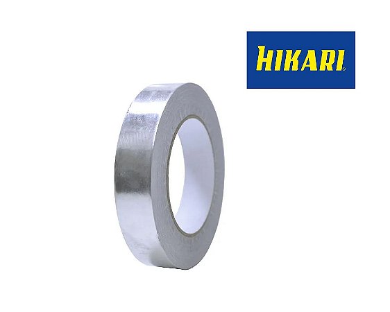 Fita Adesiva De Alumínio Ou Refletiva 24mm 45m - Hikari